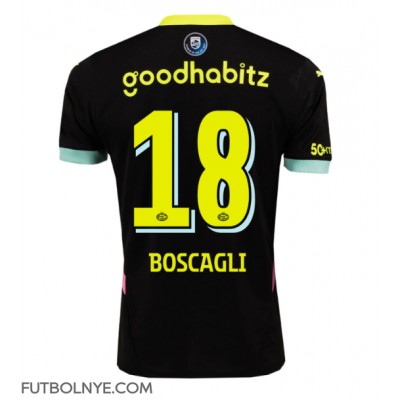 Camiseta PSV Eindhoven Olivier Boscagli #18 Visitante Equipación 2024-25 manga corta Camiseta PSV Eindhoven Olivier Boscagli #18 Visitante Equipación 2024-25 manga corta